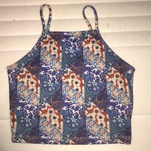 Multicolored crop top